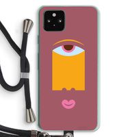 Mono V: Pixel 5a 5G Transparant Hoesje met koord
