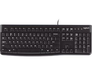 Logitech K120 toetsenbord USB QWERTY Brits Engels Zwart