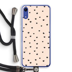 Kleine kattenkopjes: Honor Play 8A Transparant Hoesje met koord