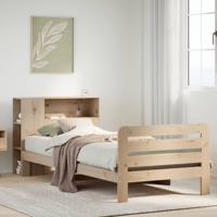 Bedframe zonder matras massief grenenhout 90x190 cm