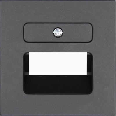 Enzo Kopp hk07 antraciet afdekplaat utp dubbel - 4623060