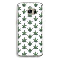 Weed: Samsung Galaxy S7 Edge Transparant Hoesje