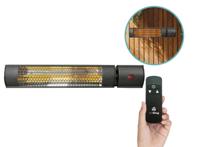 Elektrische Terrasverwarmer Infrarood 2000W met Afstandsbediening - 62 cm