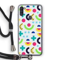 8-bit N°1: Samsung Galaxy A11 Transparant Hoesje met koord