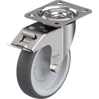 Blickle LEX-PATH 125G-FI Zwenkwiel met rem Wieldiameter: 125 mm Draagvermogen (max.): 150 kg 1 stuk(s)