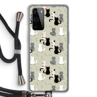 Katten: OnePlus 9 Pro Transparant Hoesje met koord