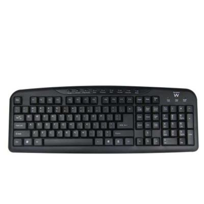 Toetsenbord Ewent EW3195 Zwart Qwerty Spaans QWERTZ