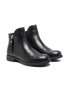 Geox Kids bottines en cuir - Noir