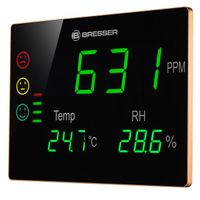 BRESSER CO2-meter Smile XXL met verkeerslicht en extra groot led-display
