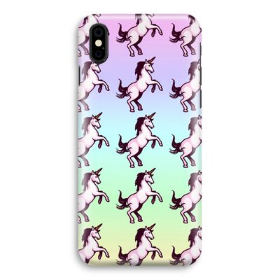 Musketon Unicorn: iPhone Xs Volledig Geprint Hoesje