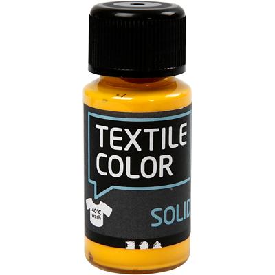Creativ Company Textile color dekkende textielverf - geel, 50ml