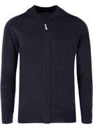 MAERZ Superwash Classic Fit Cardigan Marine, Effen