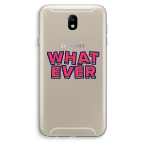 Whatever: Samsung Galaxy J7 (2017) Transparant Hoesje
