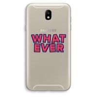 Whatever: Samsung Galaxy J7 (2017) Transparant Hoesje