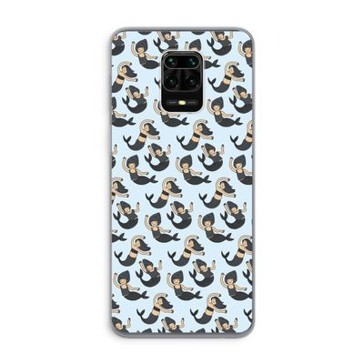 Zeemeermin: Xiaomi Redmi Note 9 Pro Transparant Hoesje