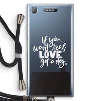 Partner in crime: Sony Xperia XZ1 Transparant Hoesje met koord