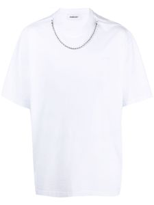 AMBUSH t-shirt Ballchain en coton - Blanc