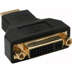InLine 17670P tussenstuk voor kabels HDMI DVI-D Zwart