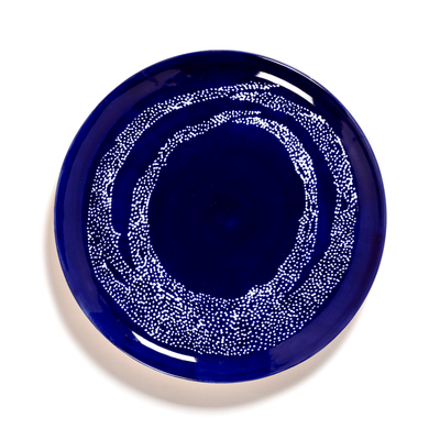 SERAX - Feast by Ottolenghi - Bord L 26x26cm Lapis Lazuli Swirl-D