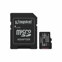 Micro SD kaart met adapter Kingston CANVAS Select Plus 512 GB