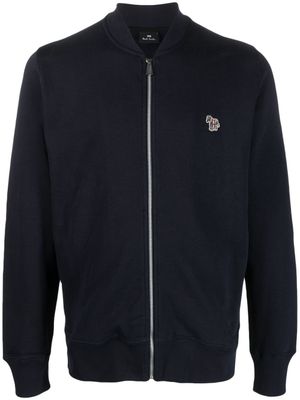 PS Paul Smith cardigan Big Pony à fermeture zippée - Bleu