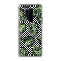Geometrische jungle: OnePlus 8 Pro Transparant Hoesje
