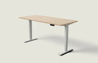 Desktronic HomePro bureau Grijs / Bamboe / 180x80 cm