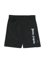 Palm Angels Kids short de bain Overlogo - Noir - thumbnail