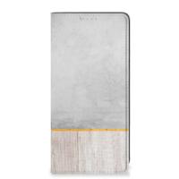 Samsung Galaxy A21s Book | Wallet Case | Wood Concrete