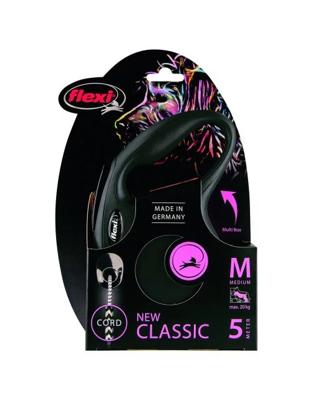 Flexi Flexi New Classic Koord M Zwart 5m