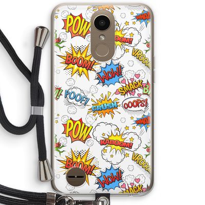 Pow Smack: LG K10 (2017) Transparant Hoesje met koord