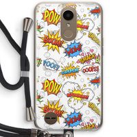 Pow Smack: LG K10 (2017) Transparant Hoesje met koord