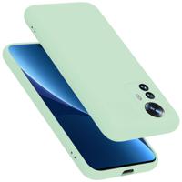 Cadorabo Hoesje geschikt voor Xiaomi 12 PRO Case in LIQUID LICHT GROEN - Beschermhoes TPU silicone Cover - thumbnail