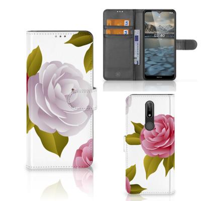 Nokia 2.4 Hoesje Roses Nokia 2.4 Hoesje Roses