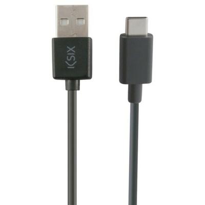 Kabel USB-C naar USB KSIX 3 m Zwart