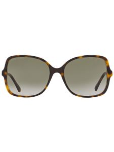 Jimmy Choo Eyewear lunettes de soleil Judy à monture oversize - Marron