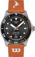 Horlogeband Tissot T604049897 Rubber Oranje 20mm