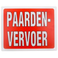 Trailerbord paardenvervoer