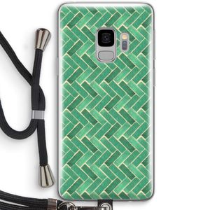 Moroccan tiles 2: Samsung Galaxy S9 Transparant Hoesje met koord
