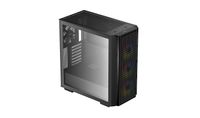 DeepCool CG540 Midi-tower PC-behuizing Zwart 1 voorgeïnstalleerde ventilator, 3 voorgeïnstalleerde LED-ventilators - thumbnail