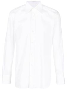 TOM FORD chemise en coton à manches longues - Blanc