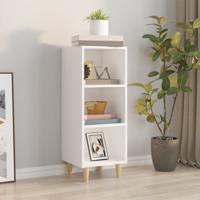 Dressoir 34,5x32,5x90 cm bewerkt hout wit