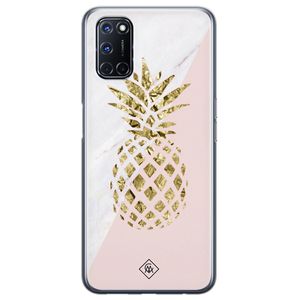 Oppo A72 siliconen hoesje - Ananas