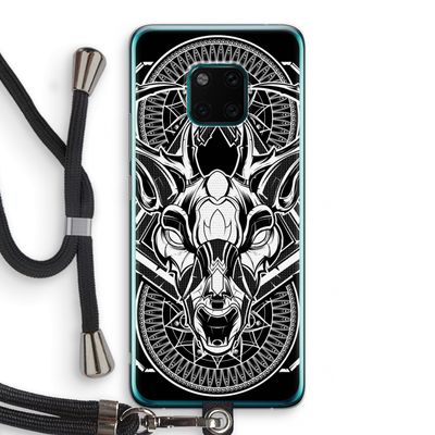 Oh Deer: Huawei Mate 20 Pro Transparant Hoesje met koord