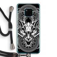 Oh Deer: Huawei Mate 20 Pro Transparant Hoesje met koord