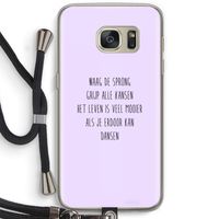 Sprong: Samsung Galaxy S7 Transparant Hoesje met koord