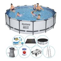 Bestway Steel Pro MAX Rond 457x107 cm - Zwembad Inclusief Accessoires - thumbnail