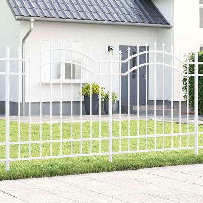 Tuin Hek Wit 165 cm Poedergecoat staal