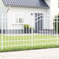 Tuin Hek Wit 165 cm Poedergecoat staal