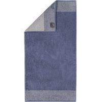 Cawö Cawo Two-Tone Badhanddoek Nachtblau 80x150